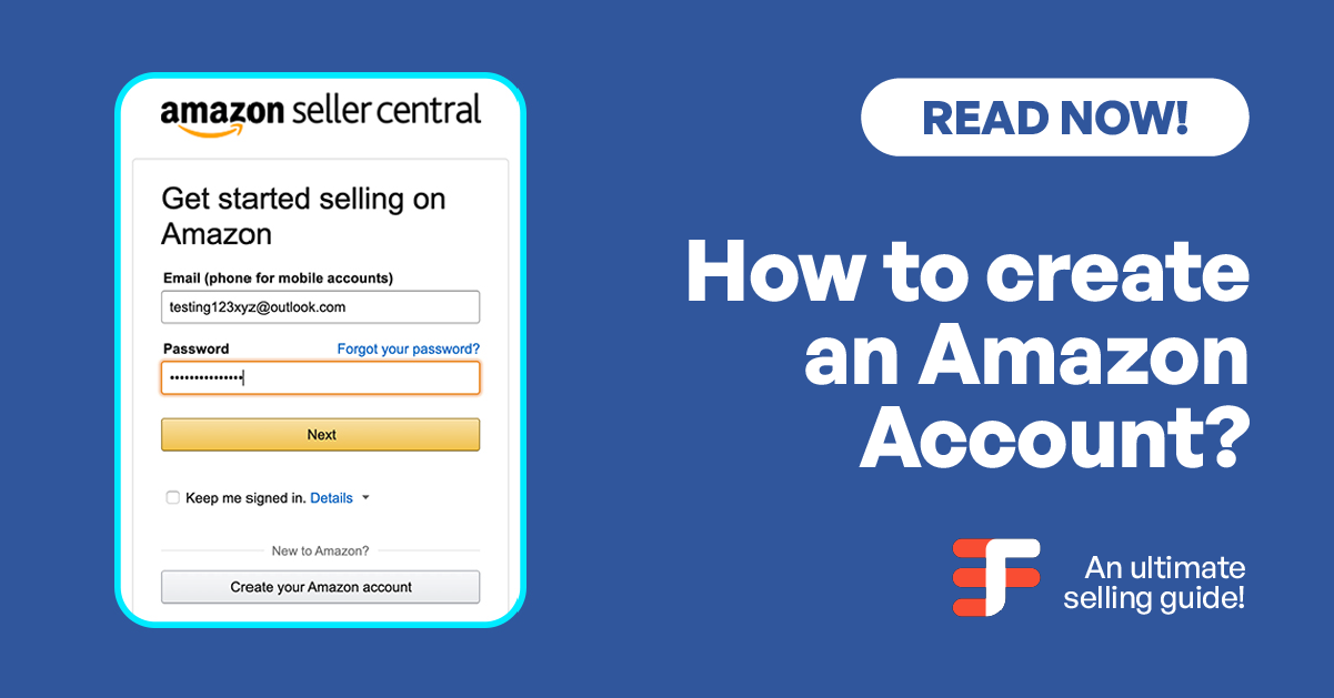 How to Create Amazon Seller Account